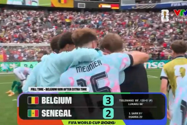 VÒNG 1/16 - KỲ 51: BỈ 3-2 SENEGAL