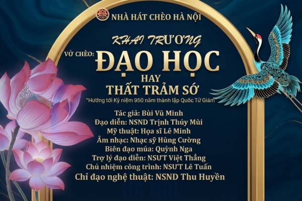Nhà hát Chèo Hà Nội khai trương vở 