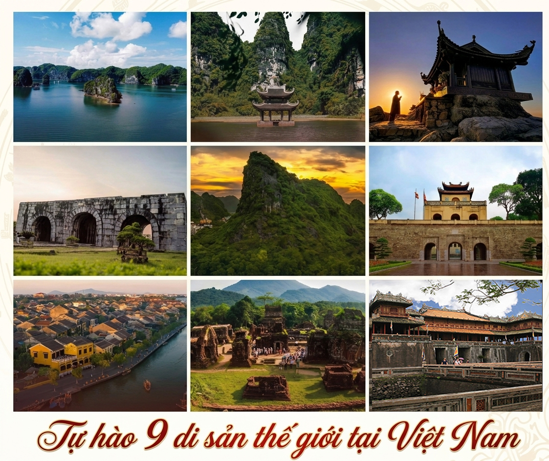 Tự hào 9 di sản thế giới tại Việt Nam