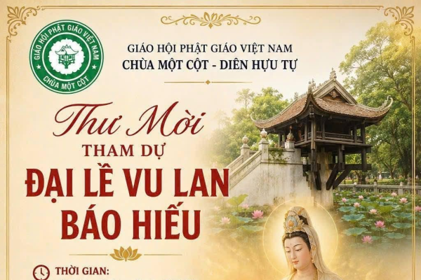 CHÙA MỘT CỘT MÙA VU LAN 2026