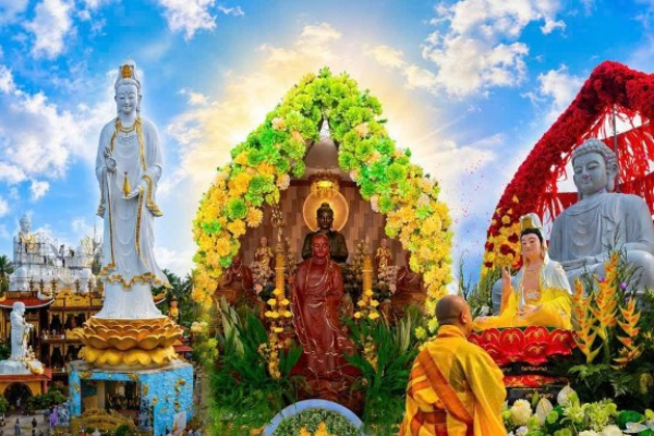 ĐẠI LỄ VU LAN BÁO HIẾU TẠI CHÙA LIÊN HOA - MẸ NAM HẢI TIỀN GIANG