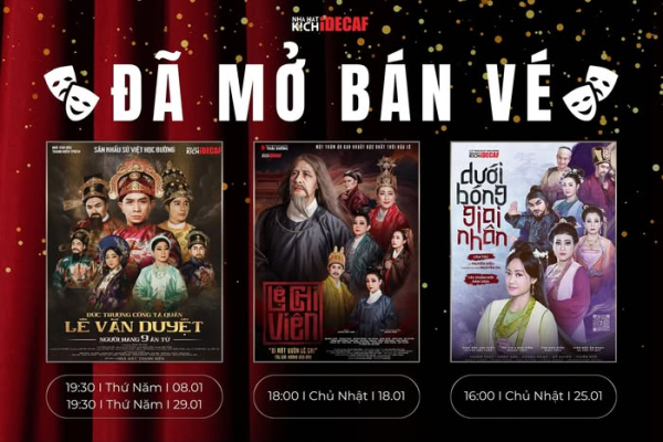 LỊCH DIỄN SK IDECAF TỪ 08/01 - 25/01/2026