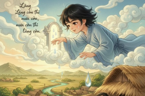 TRUYỆN THIẾU NHI - KỲ 2: THẦN MƯA - GIỌT NƯỚC TRÊN MÁI RẠ