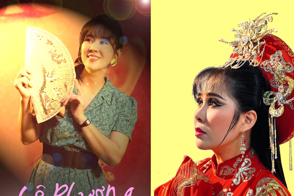 NS Lê Phương với tạo hình cô đào cải lương