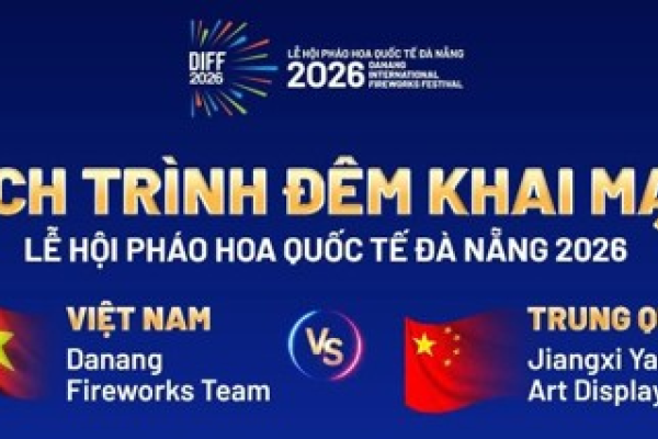 DIFF 2026: “Da Nang - United Horizons - KỲ 3: Lịch trình đêm khai mạc