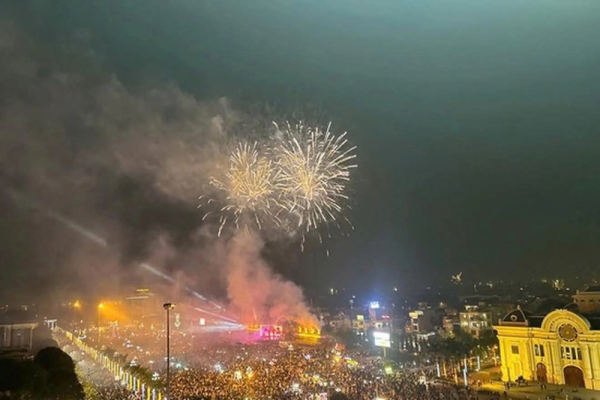 Thanh Hóa đêm countdow Chào năm mới 2026